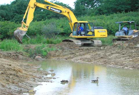 Digging Dam